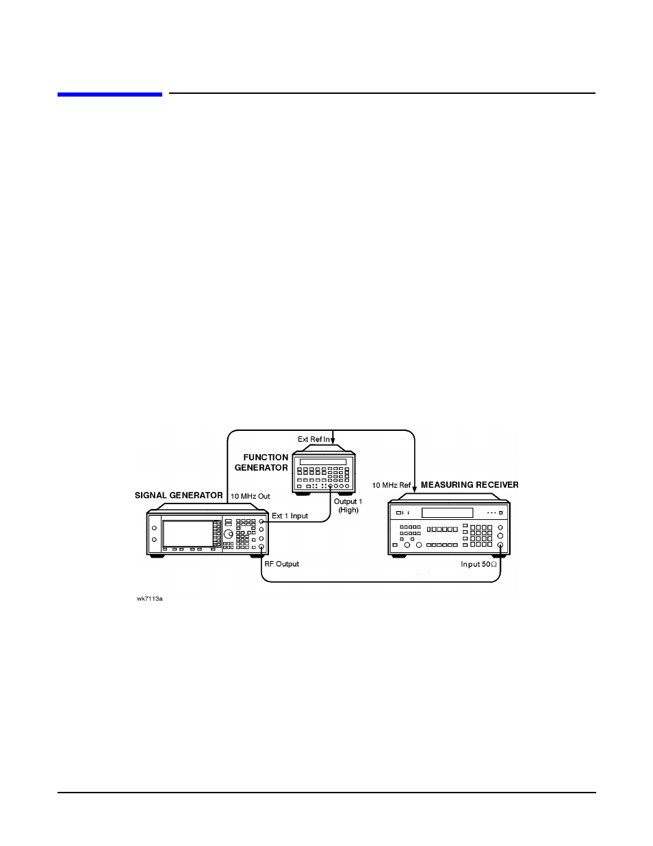 Fm frequency response, Recommended equipment, Equipment setup | Fm frequency response -13, Recommended equipment -13, Equipment setup -13 | Agilent Technologies E4438C User Manual | Page 61 / 140