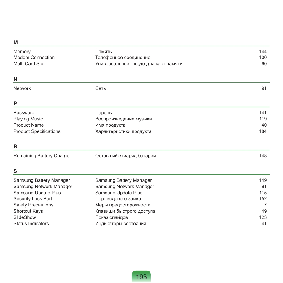 Samsung NP-Q45C User Manual | Page 194 / 197