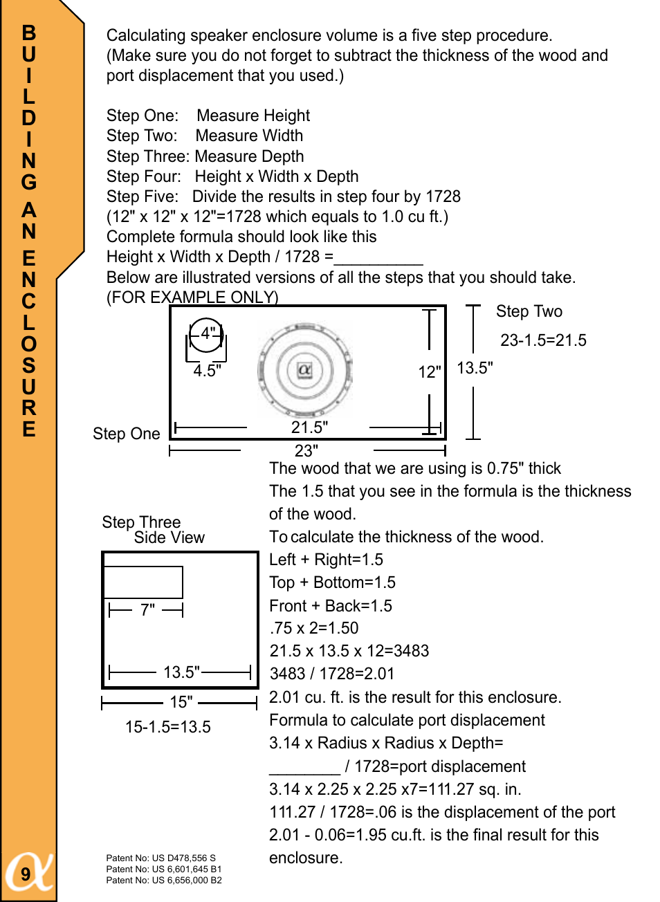 Alphasonik ALPHA 800 PSW815E User Manual | Page 10 / 20