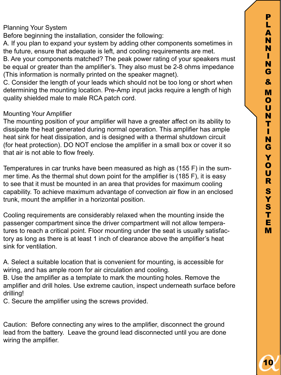 Alphasonik R PMA600HCE User Manual | Page 11 / 20