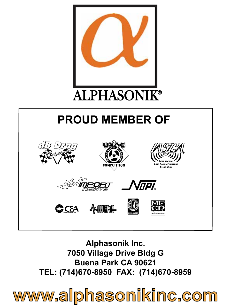 Alphasonik R PMA600HCE User Manual | Page 20 / 20