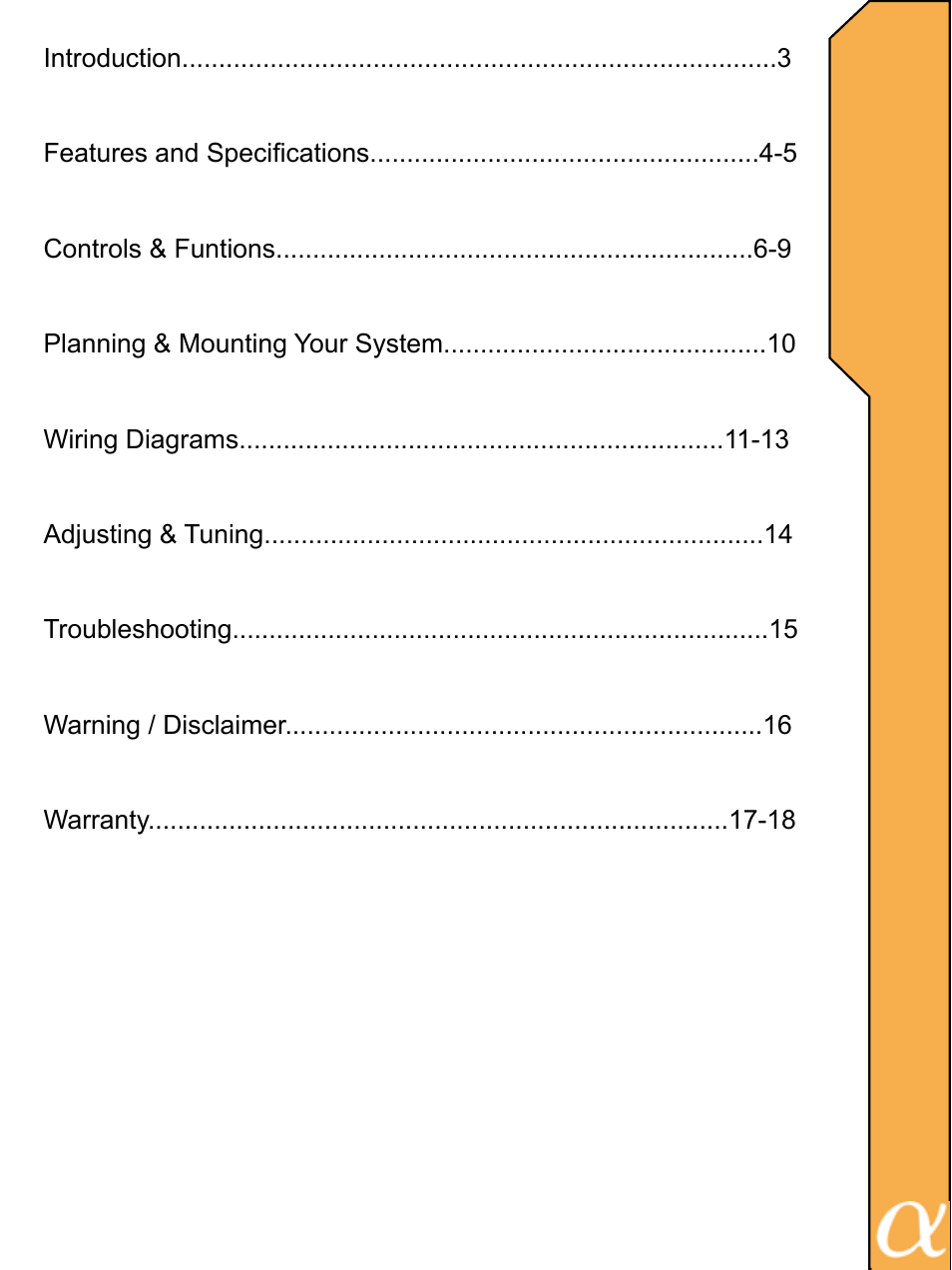 Alphasonik R PMA600HCE User Manual | Page 3 / 20