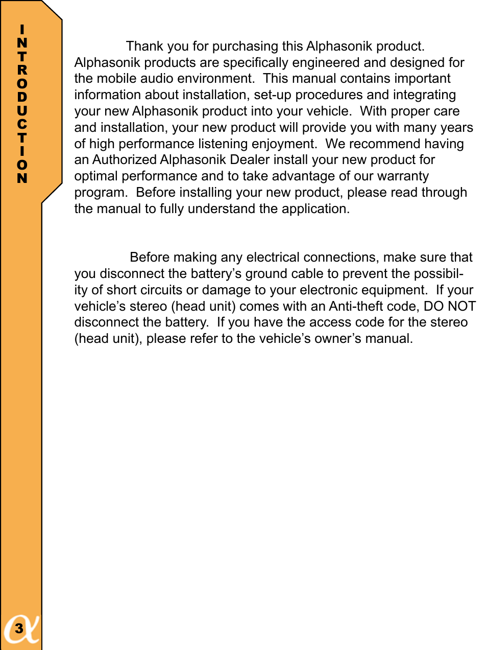Alphasonik R PMA600HCE User Manual | Page 4 / 20