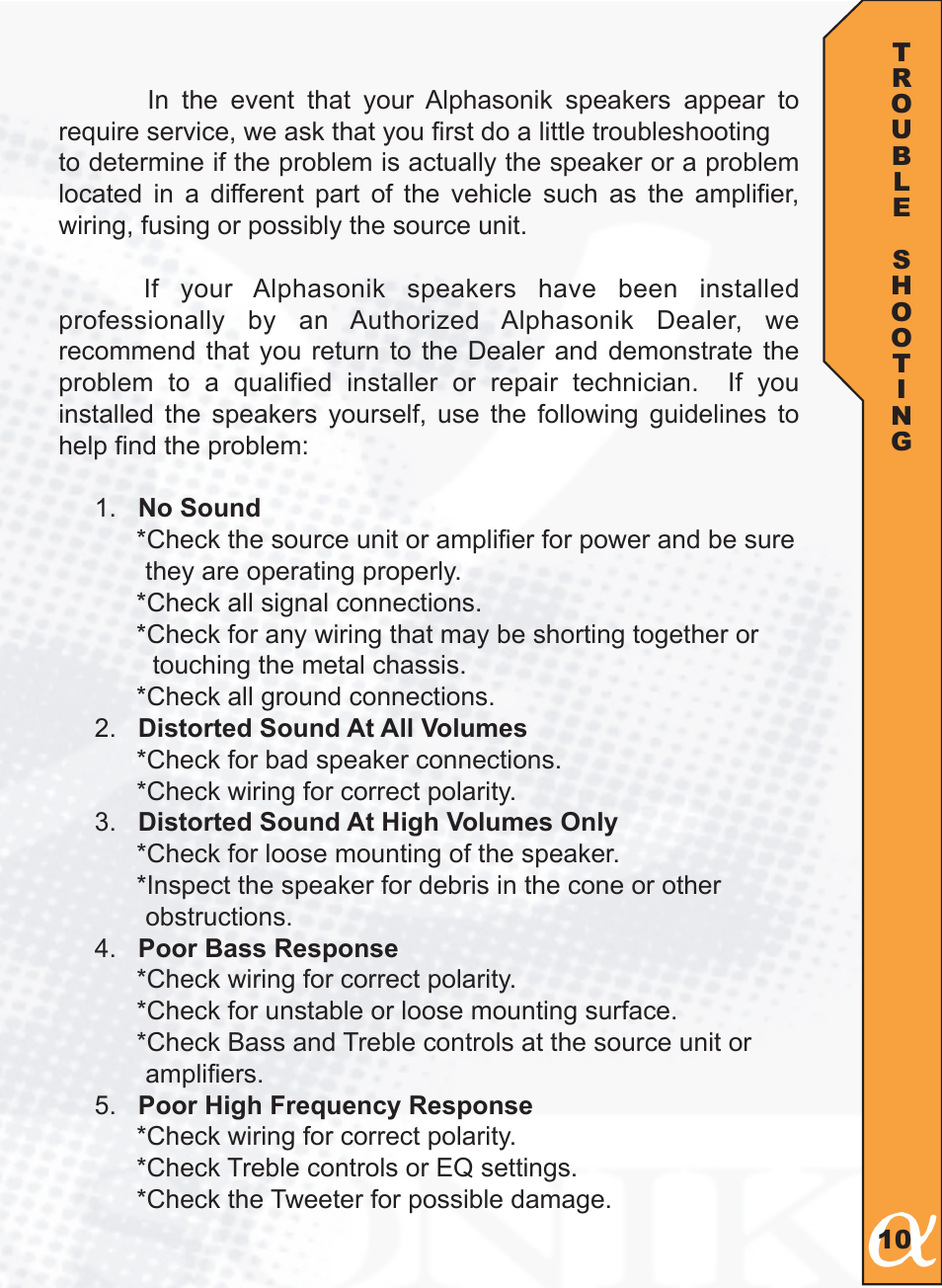 Alphasonik PFZ692E User Manual | Page 11 / 16