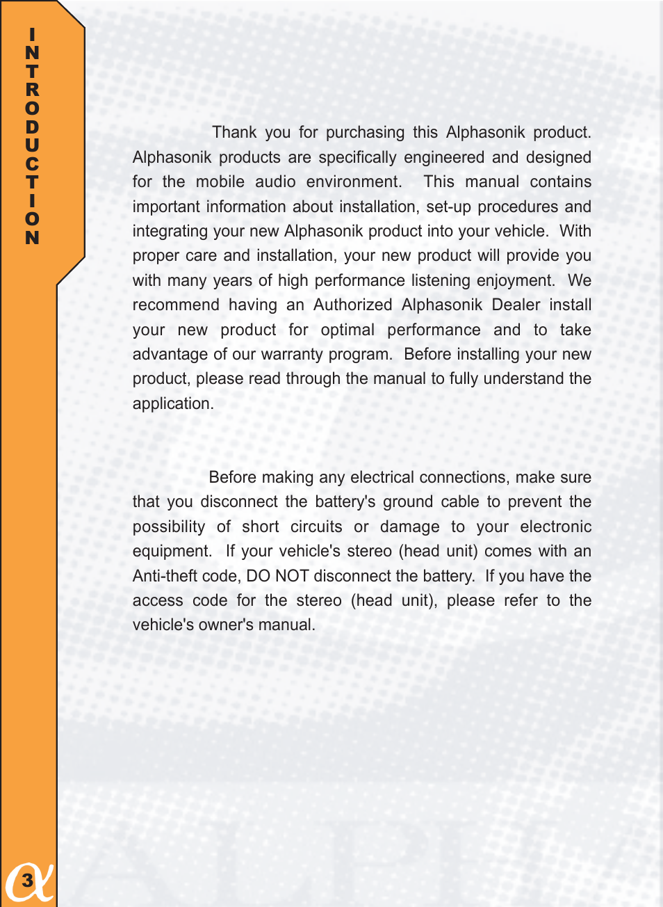Alphasonik PFZ692E User Manual | Page 4 / 16