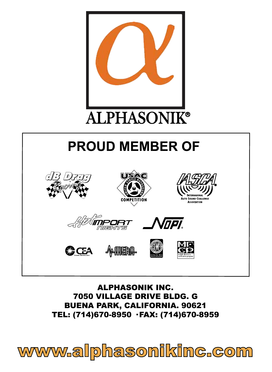 Alphasonik ALPHA 100 PSW112E User Manual | Page 20 / 20