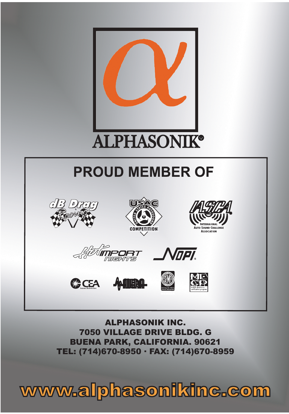 Alphasonik PCP15LDE User Manual | Page 8 / 8
