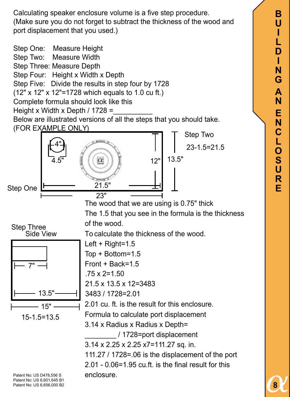 Alphasonik ALPHA 400 PSW410E User Manual | Page 9 / 20