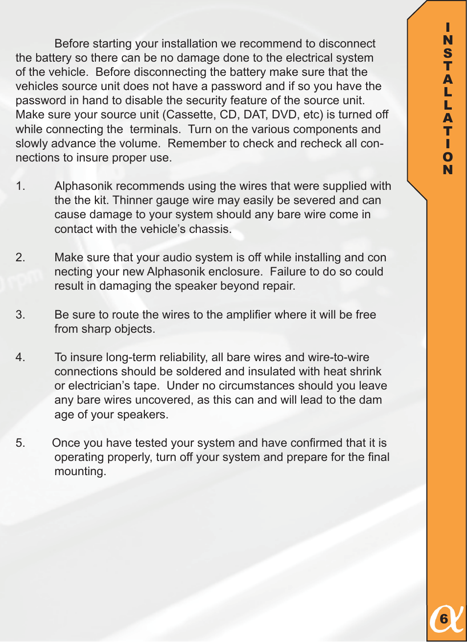 Alphasonik PBAT10E User Manual | Page 7 / 16