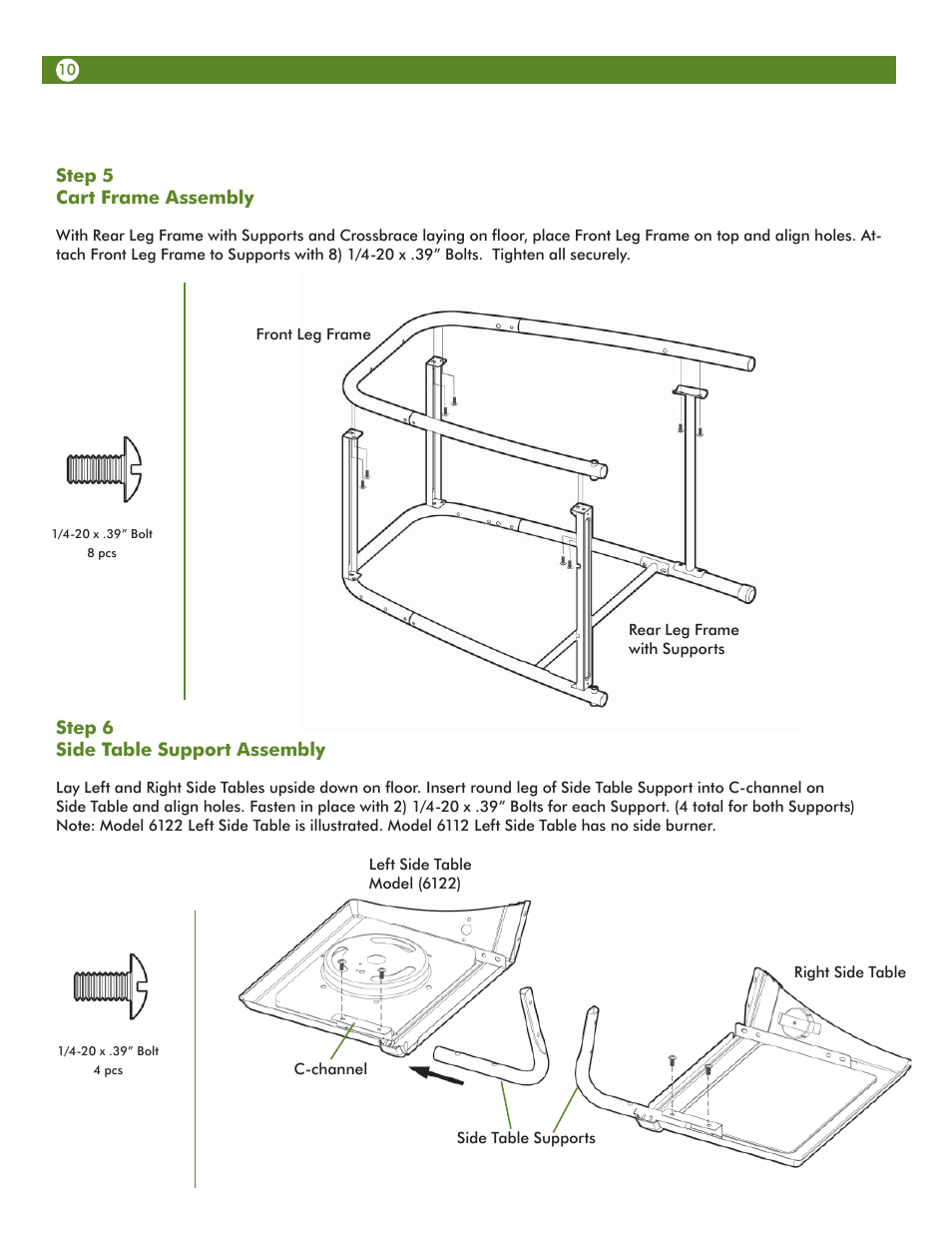 Aussie VANTAGE 6122S8X641 User Manual | Page 10 / 40