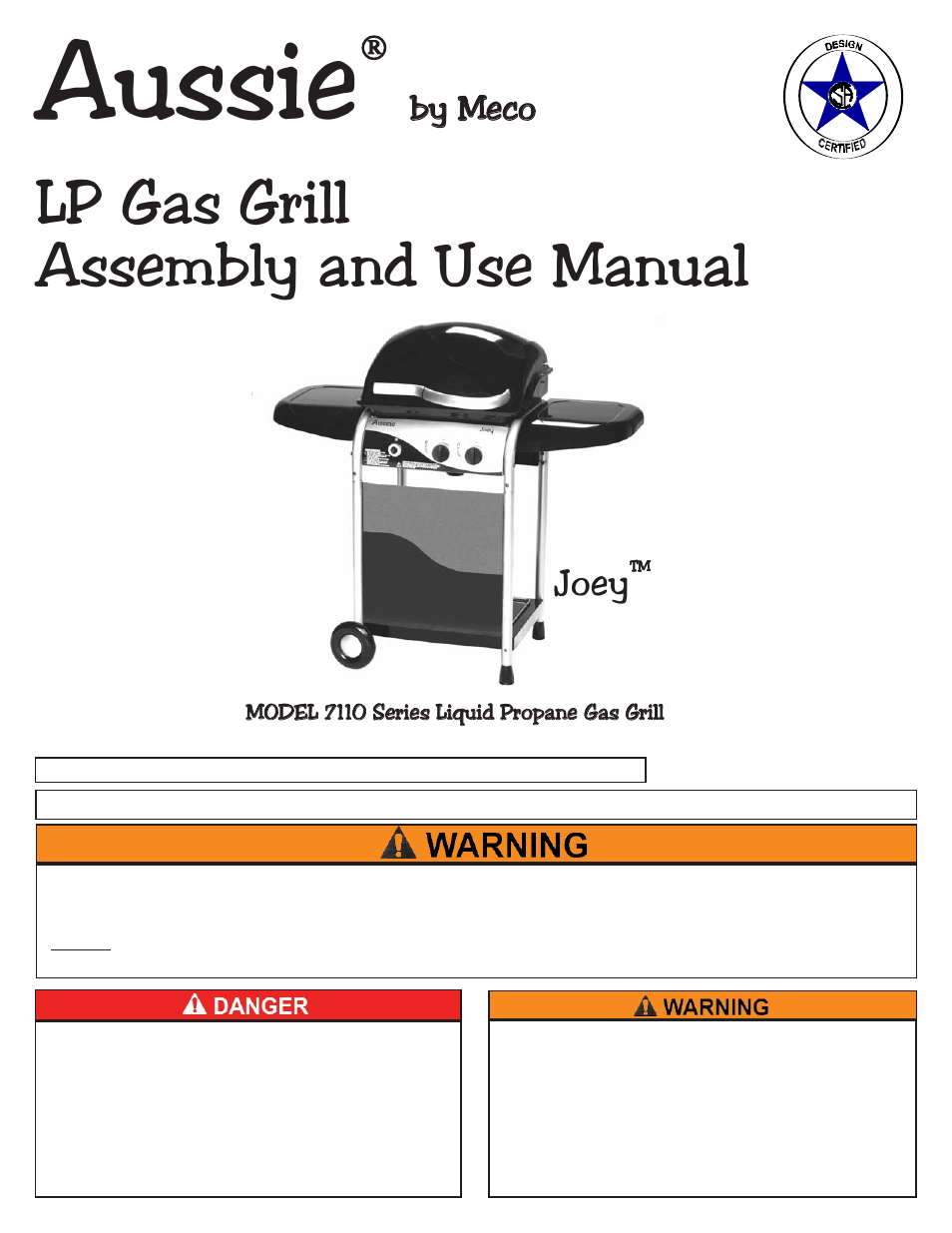 Aussie MECO 7110 User Manual | 24 pages