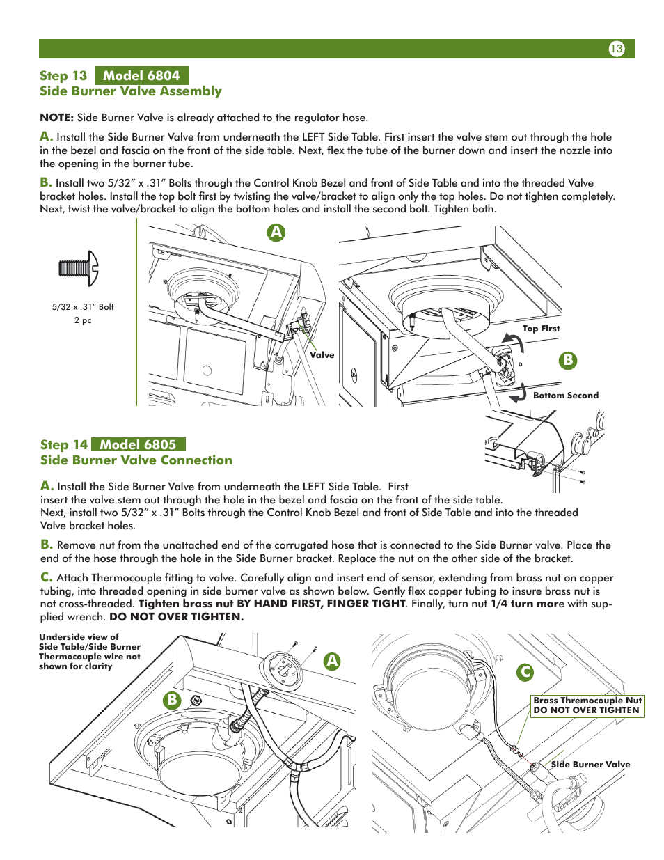 Aussie VANTAGE 6804 User Manual | Page 13 / 40