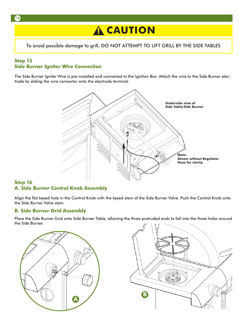 Caution | Aussie VANTAGE 6804 User Manual | Page 14 / 40