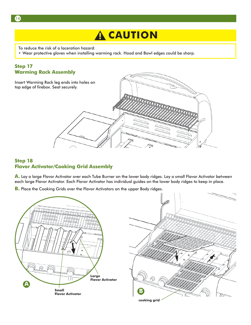 Caution | Aussie 68R5A9SSS1 User Manual | Page 14 / 40
