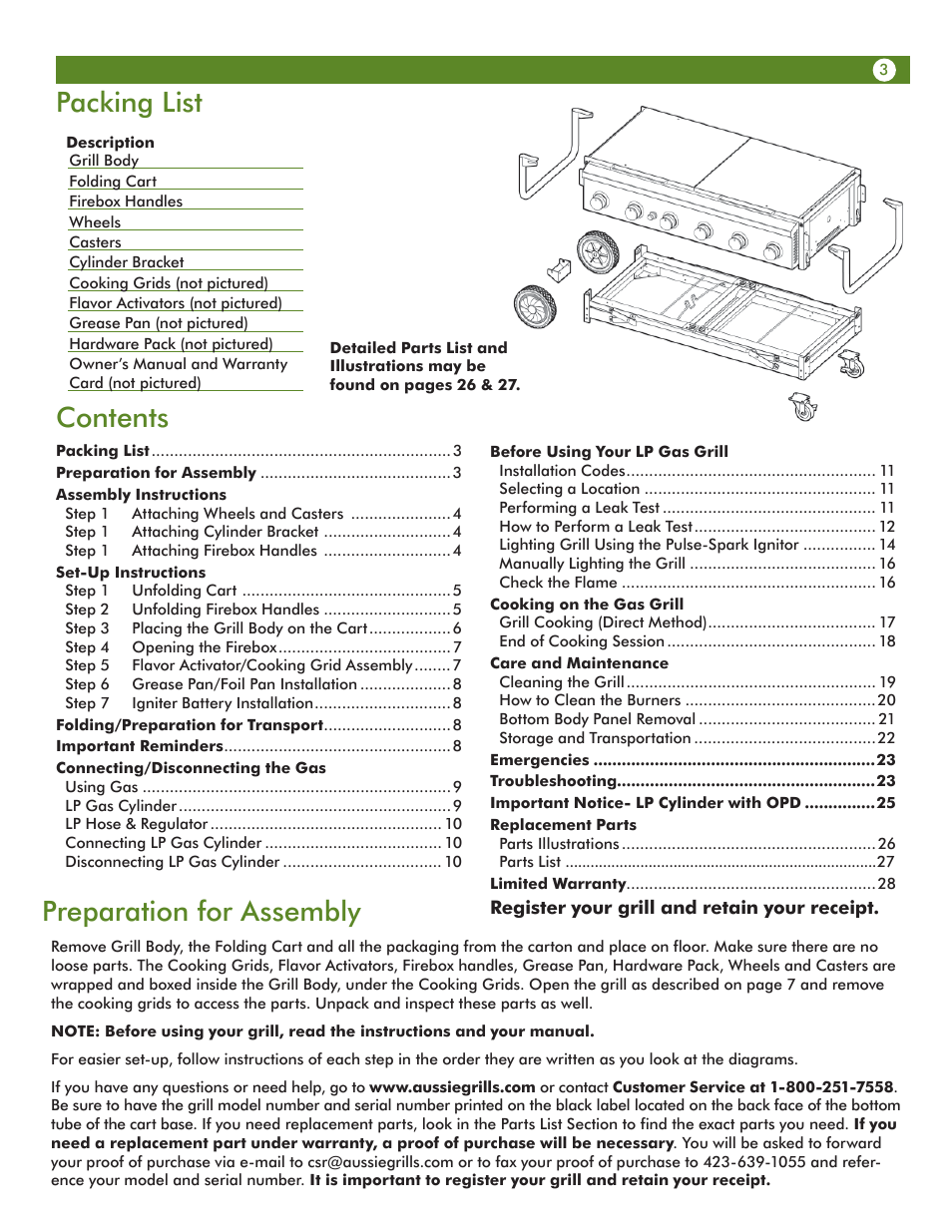 Aussie 69F6U00KS1 User Manual | Page 3 / 28