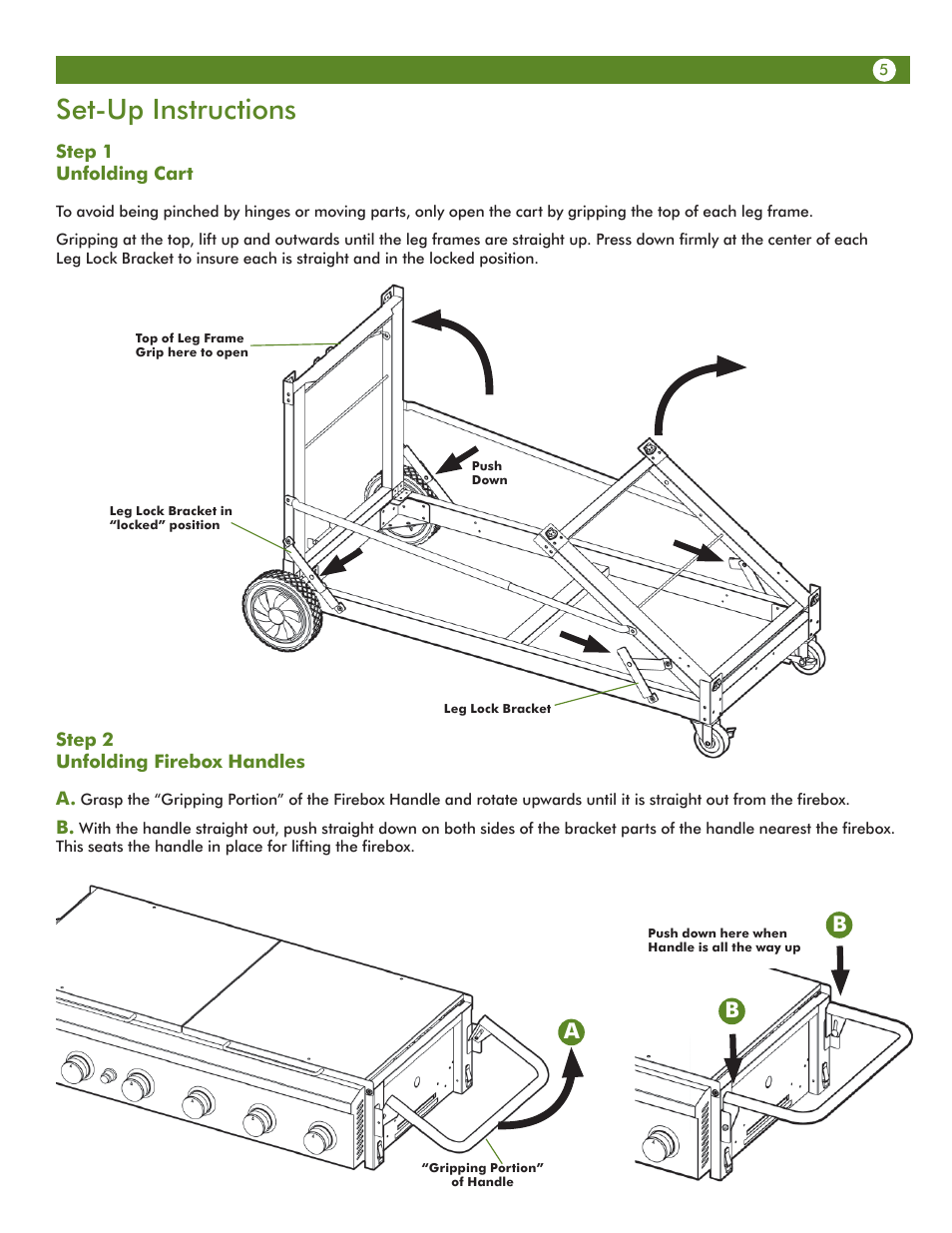 Set-up instructions | Aussie 69F6U00KS1 User Manual | Page 5 / 28