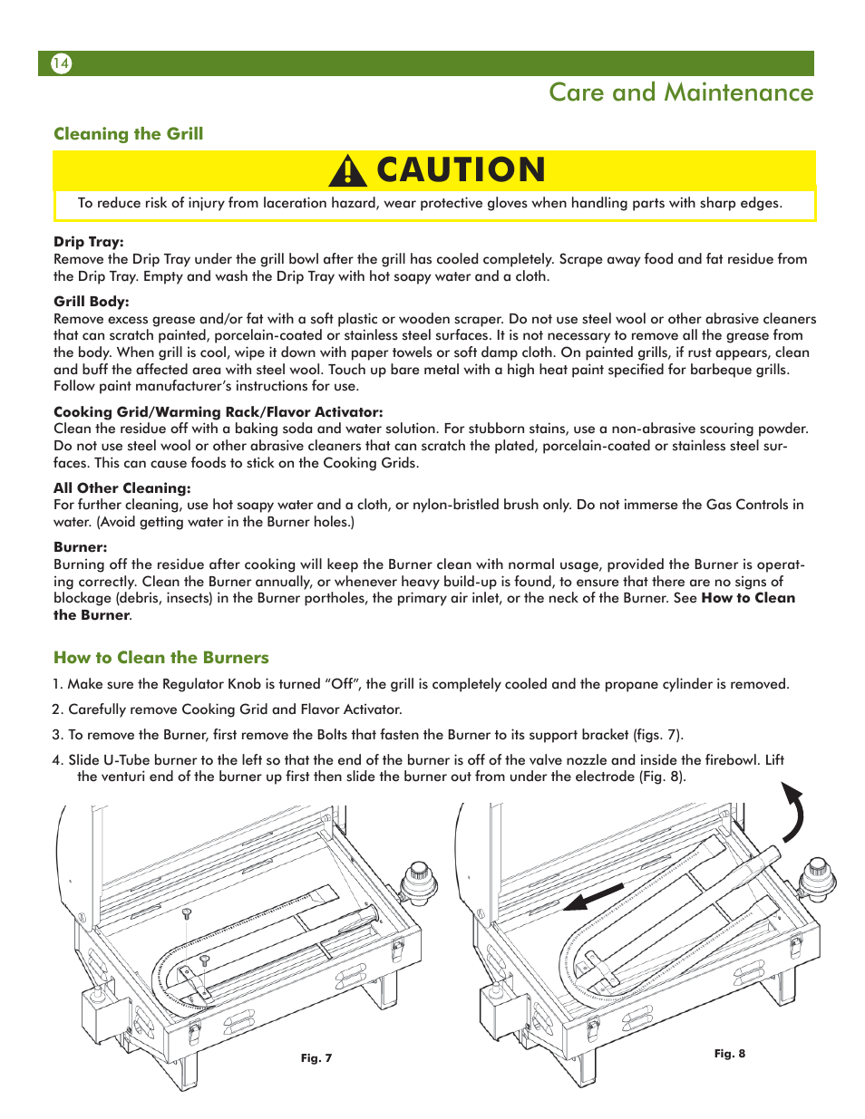 Caution, Care and maintenance | Aussie 6T01U00SS1 User Manual | Page 14 / 20