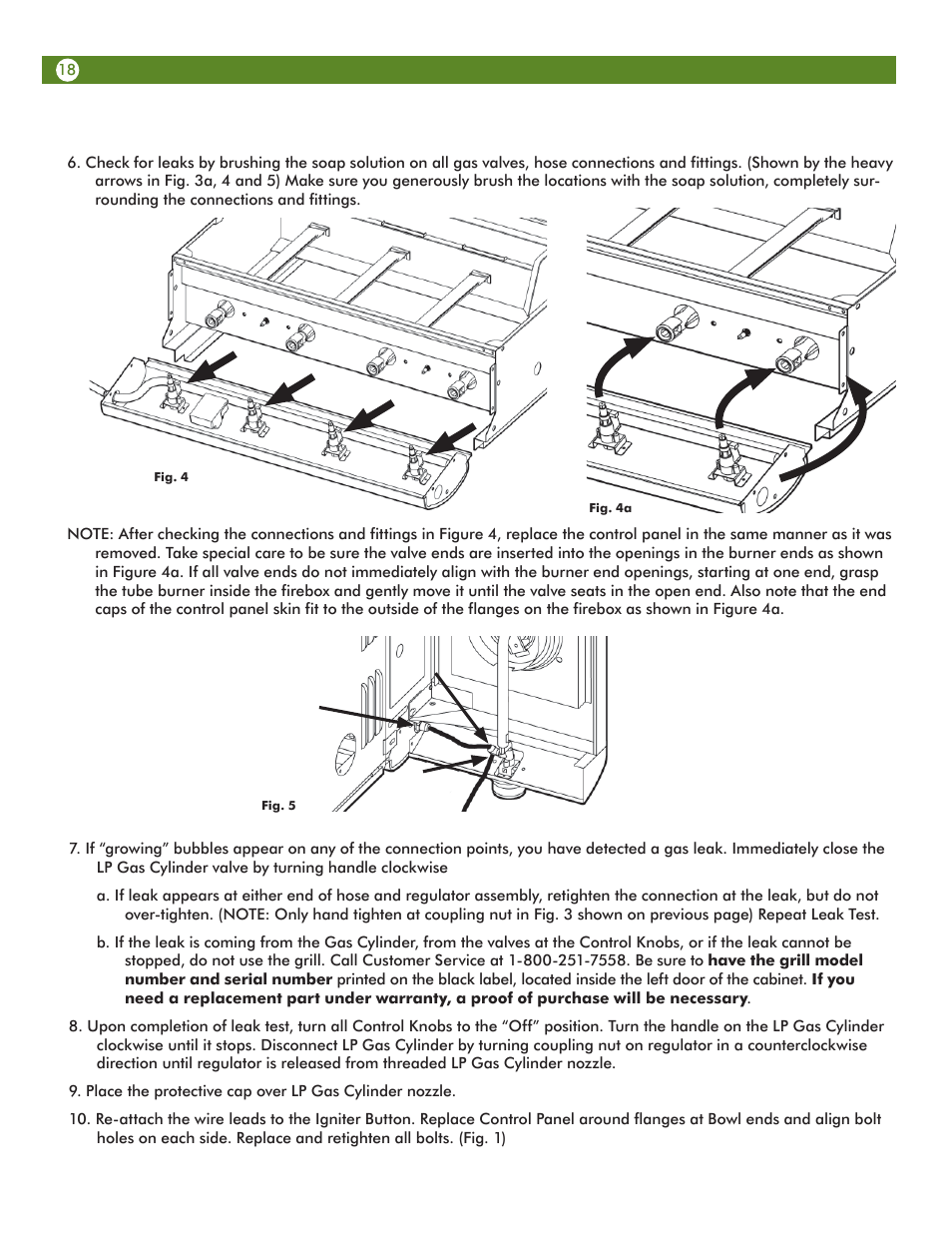 Aussie Vantage LP Gass Grill 6804T8UK91 User Manual | Page 18 / 36