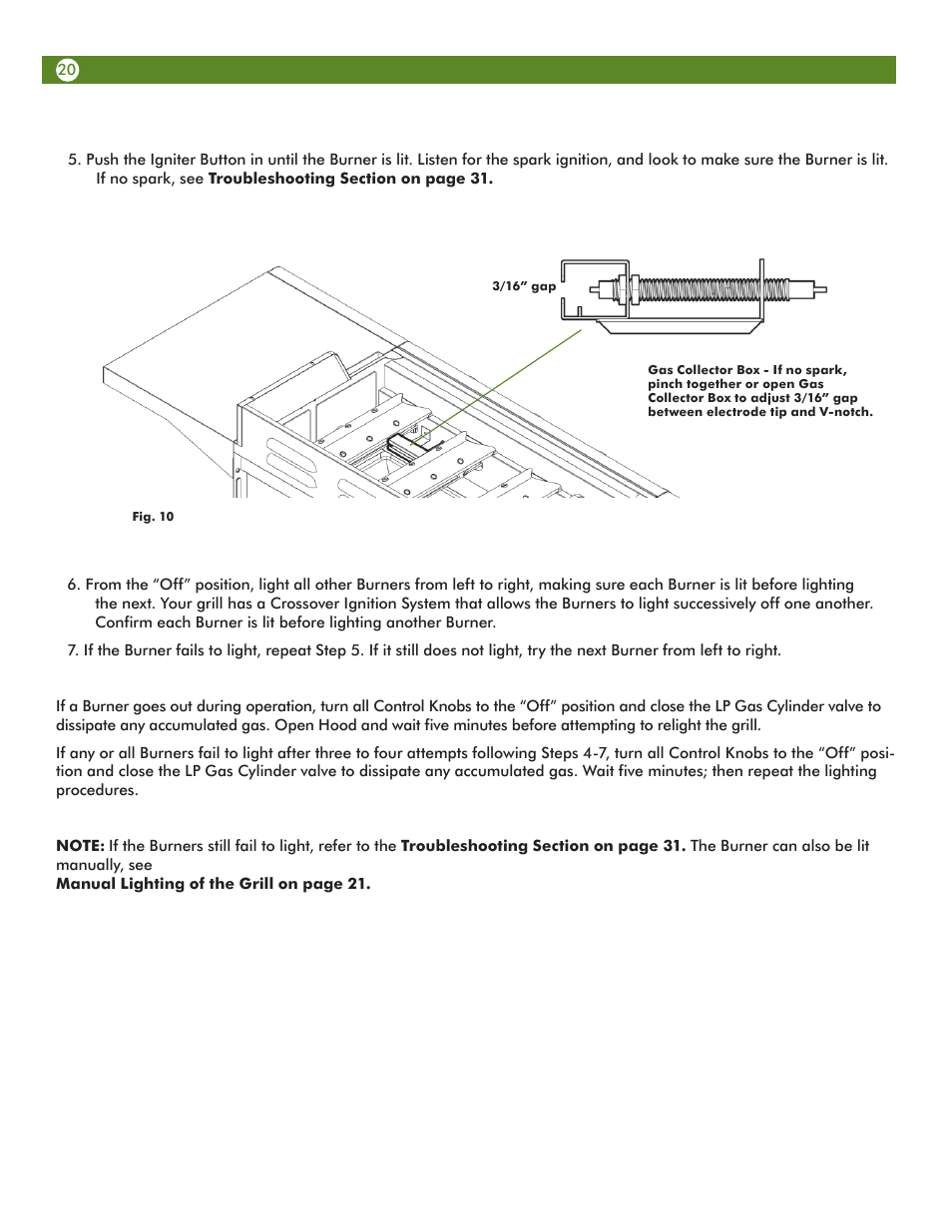Aussie Vantage LP Gass Grill 6804T8UK91 User Manual | Page 20 / 36