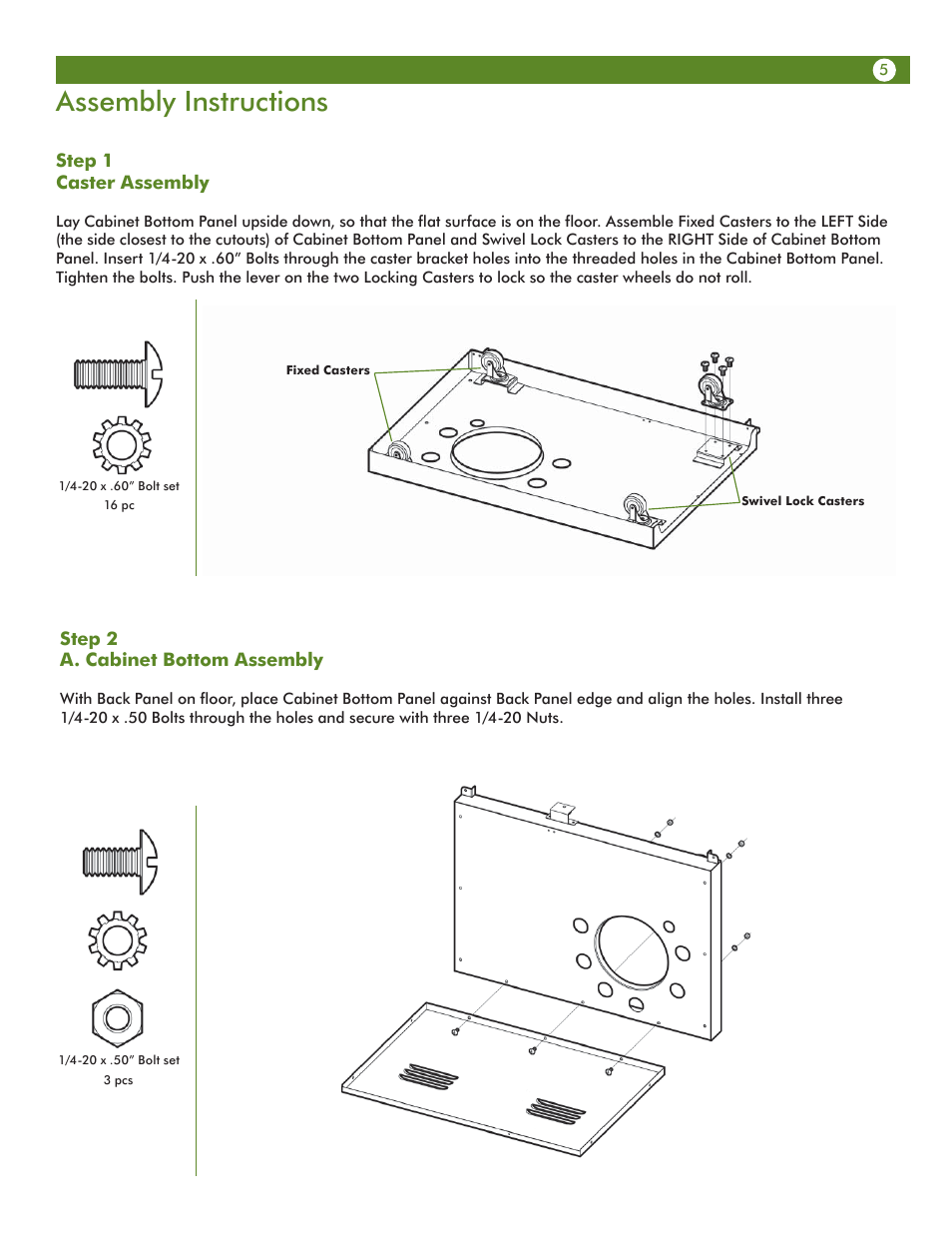 Assembly instructions | Aussie Vantage LP Gass Grill 6804T80SS1 User Manual | Page 5 / 38