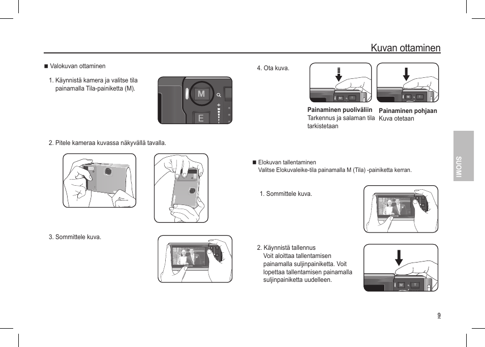 Kuvan ottaminen | Samsung I80 User Manual | Page 50 / 122