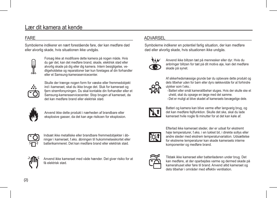 Lær dit kamera at kende | Samsung I80 User Manual | Page 83 / 122