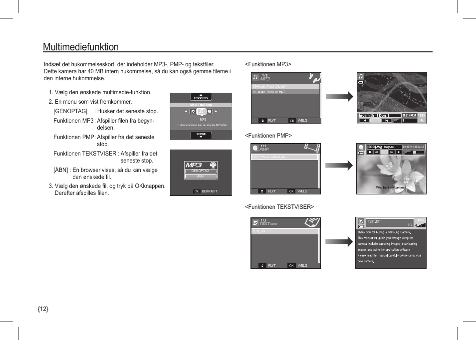 Multimediefunktion | Samsung I80 User Manual | Page 93 / 122