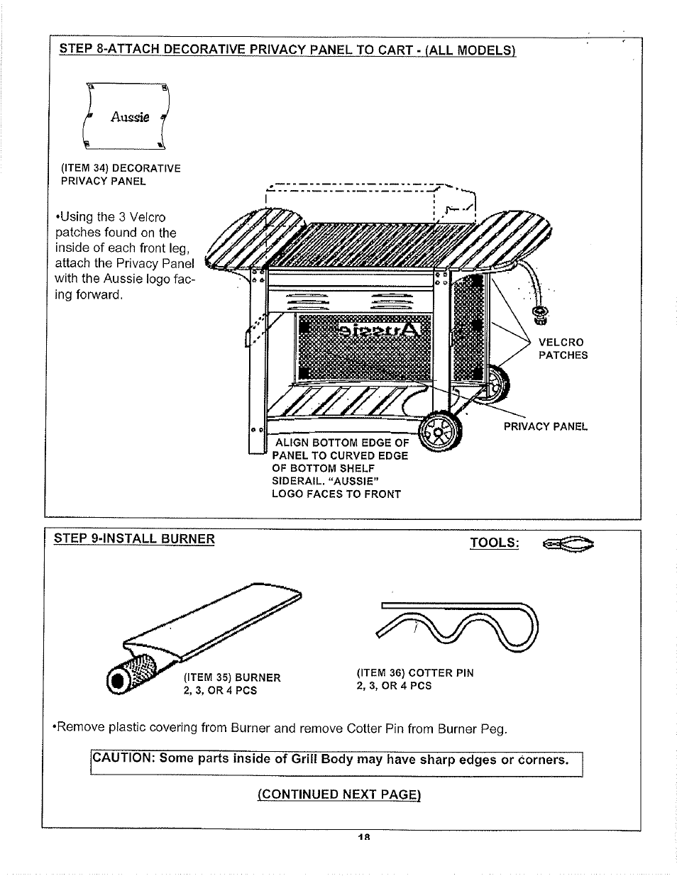 Aussie LP 7462 User Manual | Page 18 / 36