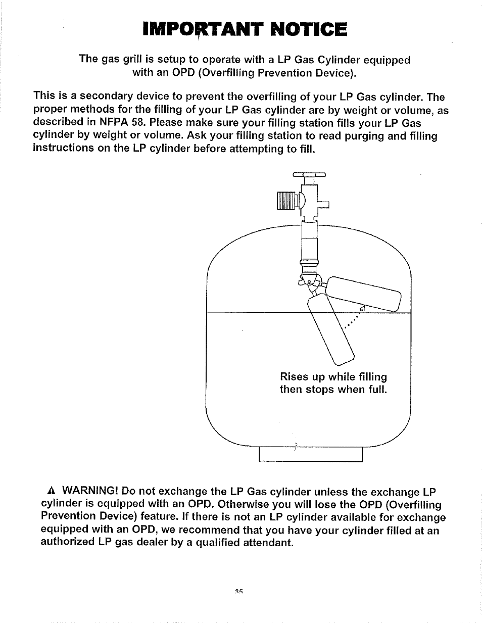 Impofltant notice | Aussie LP 7462 User Manual | Page 35 / 36