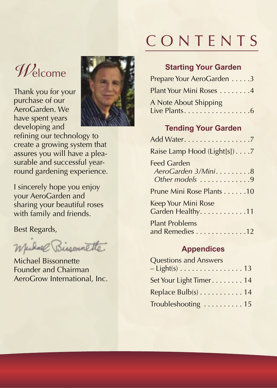 Elcome | AeroGarden PRO100 User Manual | Page 2 / 24