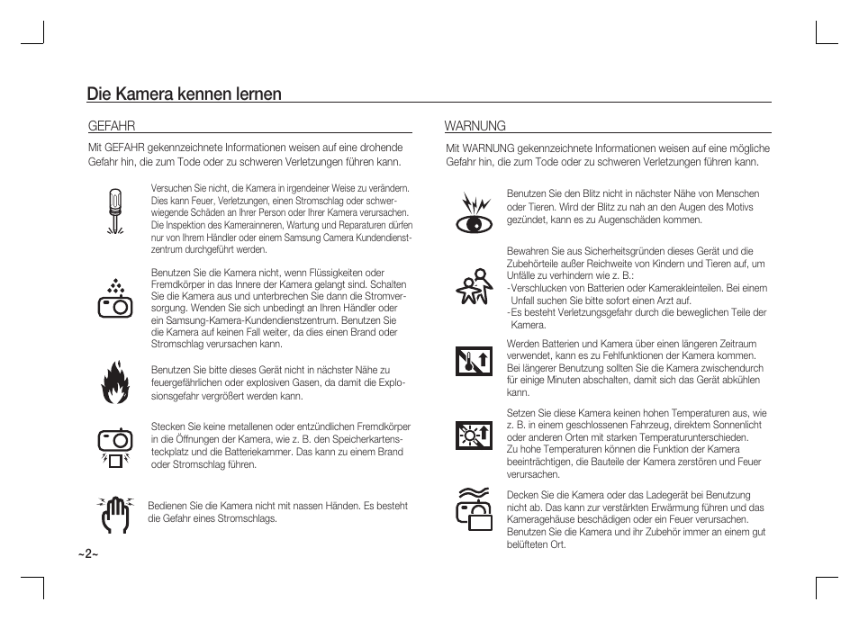 Die kamera kennen lernen | Samsung S1060 User Manual | Page 19 / 98