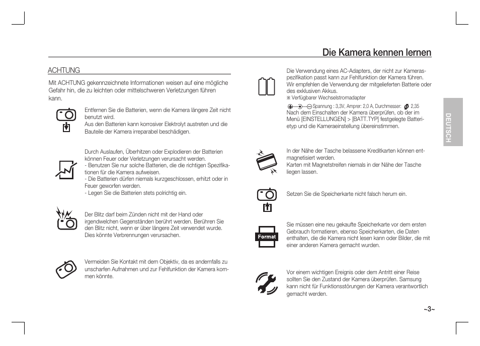 Die kamera kennen lernen | Samsung S1060 User Manual | Page 20 / 98