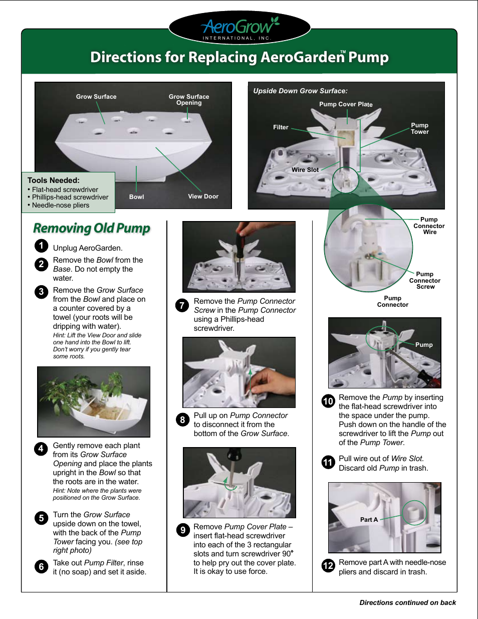 AeroGarden 300177AA User Manual | 2 pages