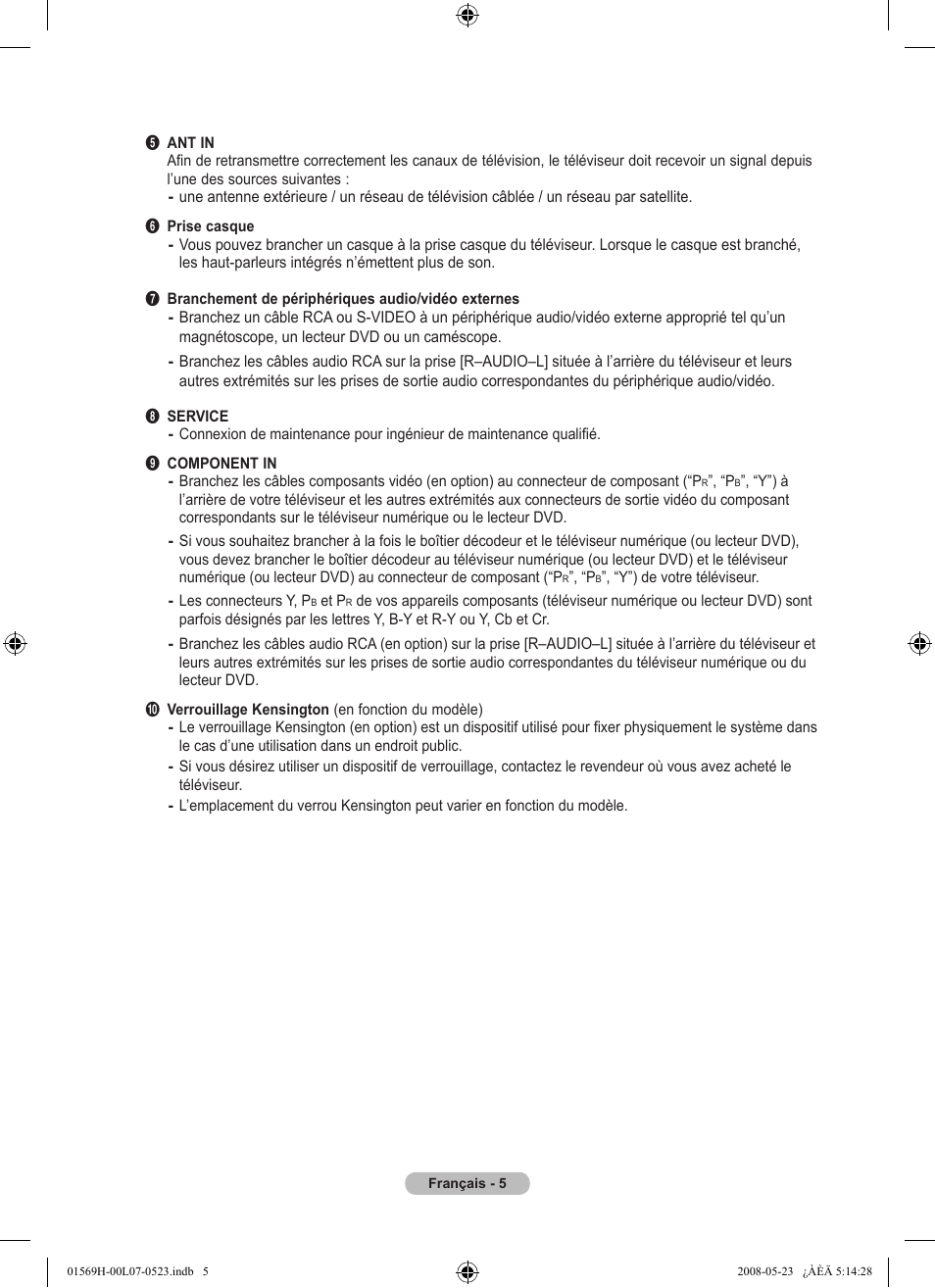 Samsung LE22S81BH User Manual | Page 15 / 58