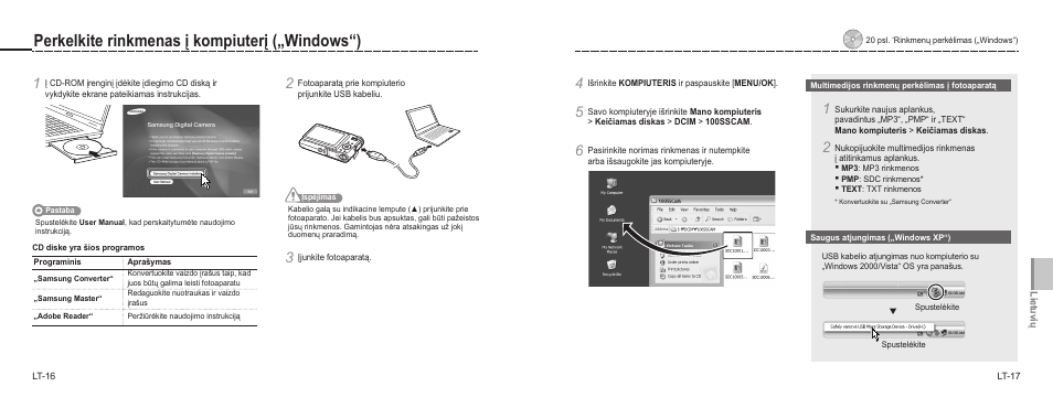 Perkelkite rinkmenas į kompiuterį („windows“) | Samsung NV9 User Manual | Page 72 / 82