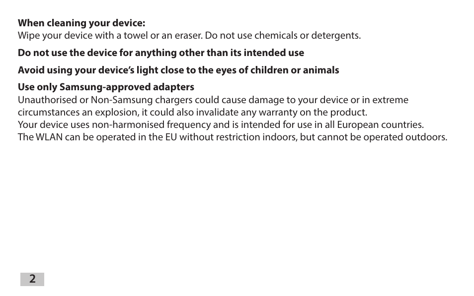 Samsung EAD-T10 User Manual | Page 4 / 82
