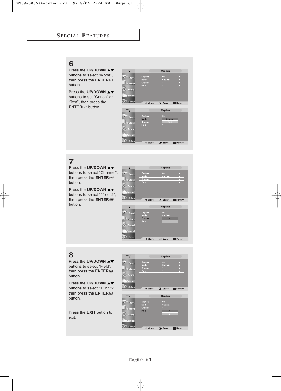 Samsung LTP326WX-XAA User Manual | Page 66 / 91