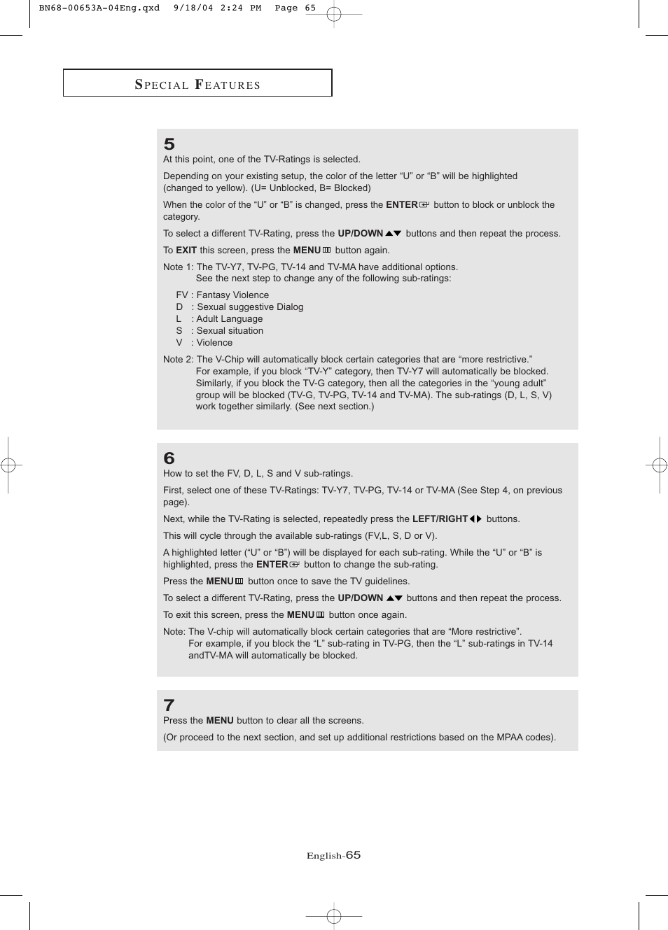 Samsung LTP326WX-XAA User Manual | Page 70 / 91