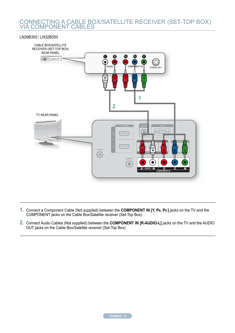 Samsung LN32B360C5DXZX User Manual | Page 6 / 10