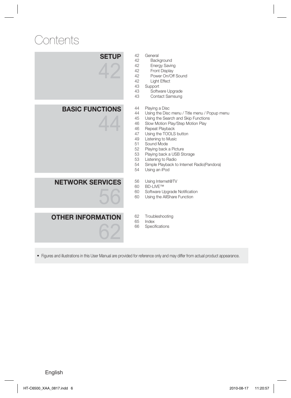 Samsung HT-C6500-XAA User Manual | Page 6 / 69
