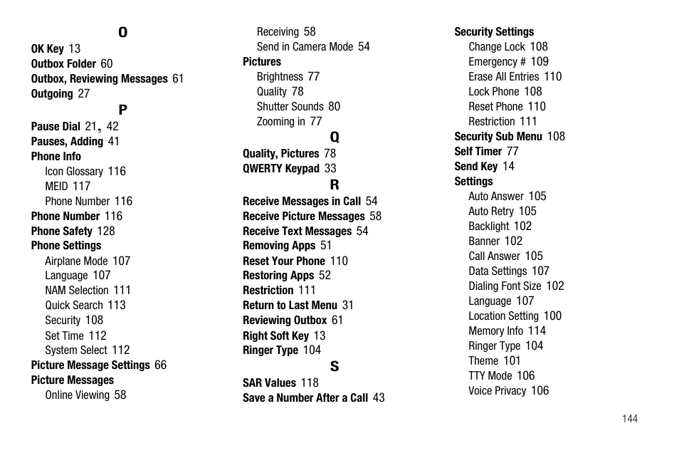 Samsung SECR450ZRAMTR User Manual | Page 147 / 150