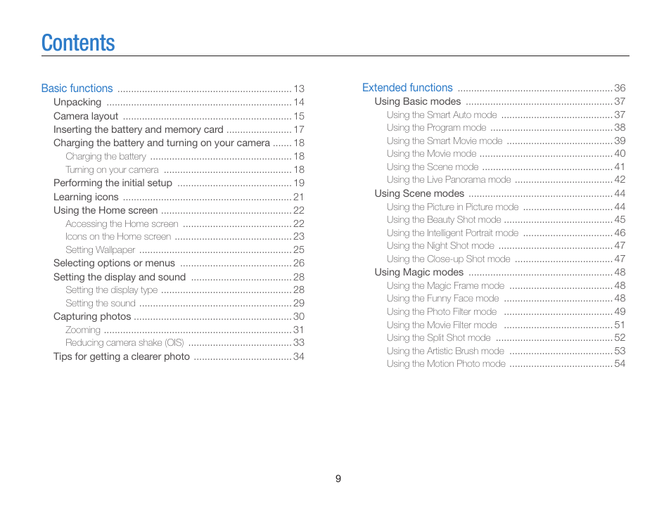Samsung EC-ST200FBPBCA User Manual | Page 10 / 163