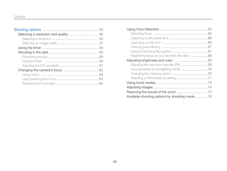 Samsung EC-ST200FBPBCA User Manual | Page 11 / 163