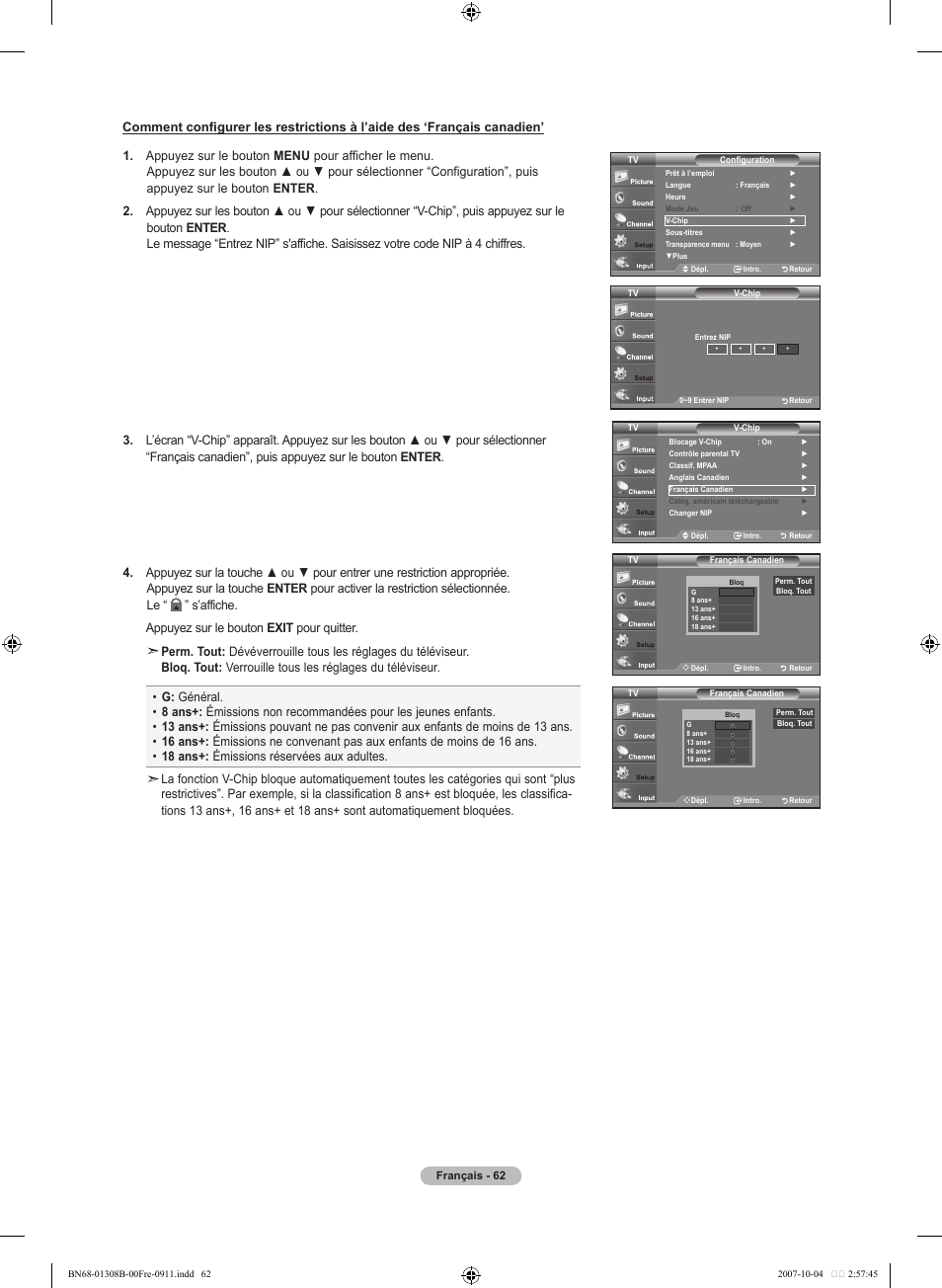 Samsung LNT7081FX-XAA User Manual | Page 152 / 266