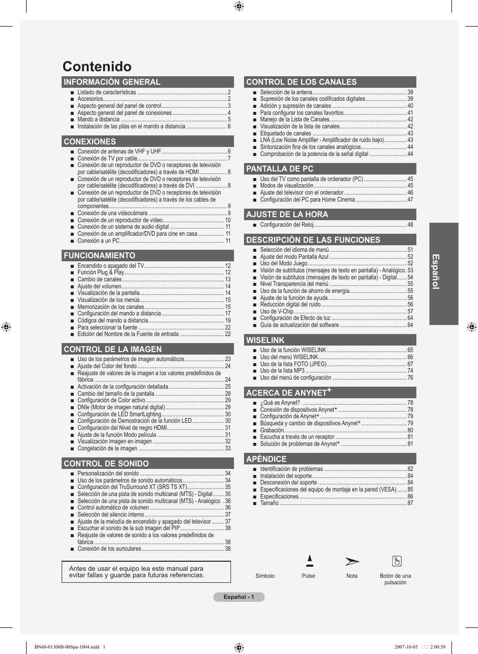 Samsung LNT7081FX-XAA User Manual | Page 179 / 266