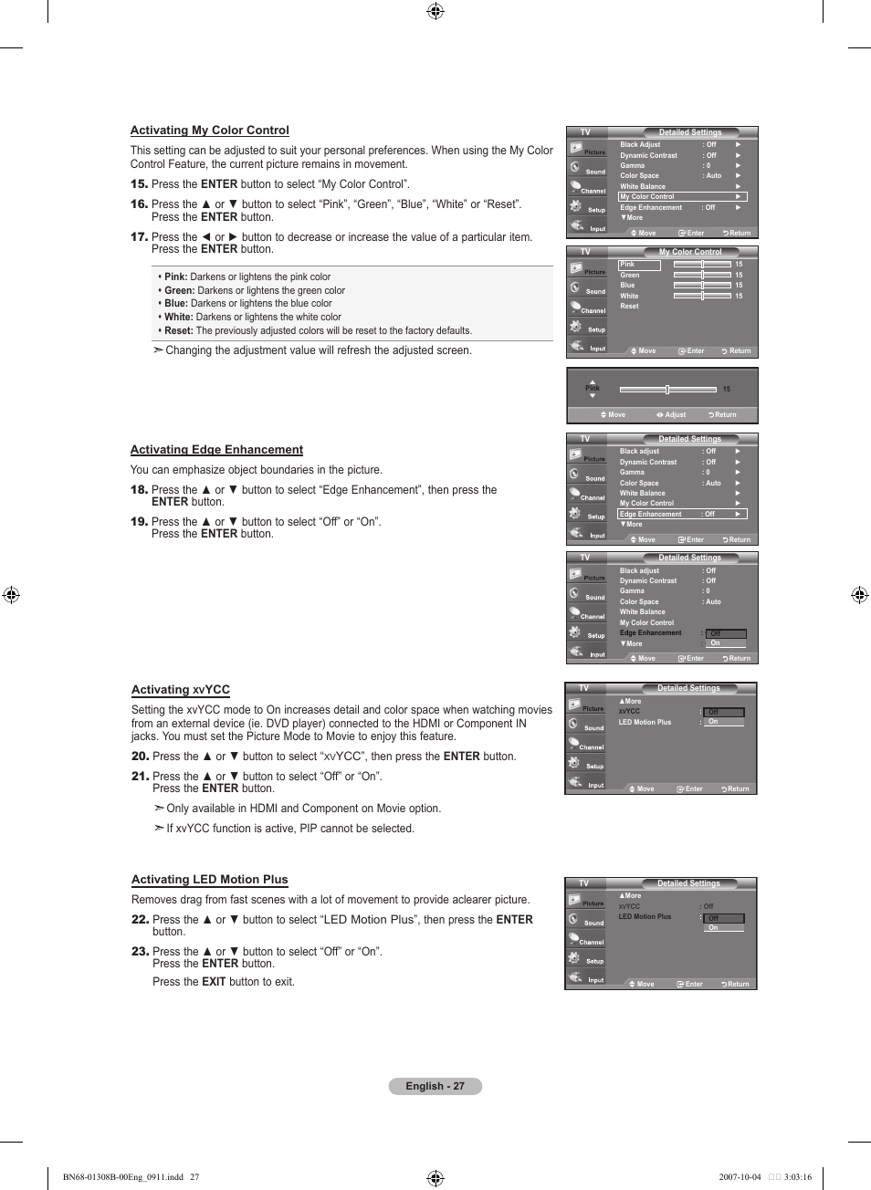 Activating | Samsung LNT7081FX-XAA User Manual | Page 29 / 266