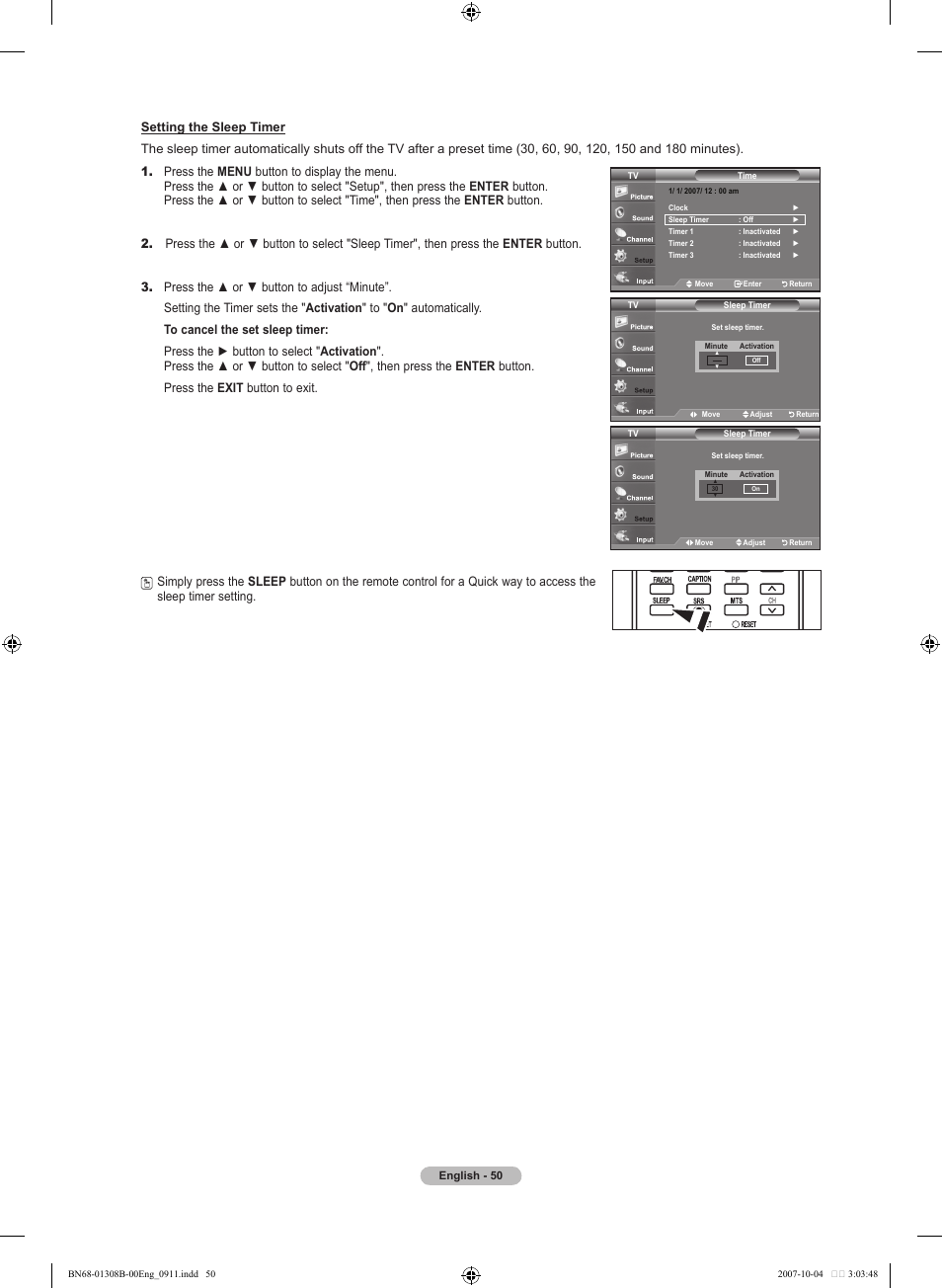 Samsung LNT7081FX-XAA User Manual | Page 52 / 266
