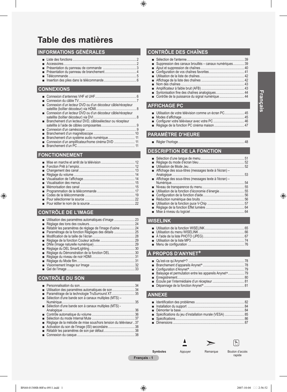 Samsung LNT7081FX-XAA User Manual | Page 91 / 266