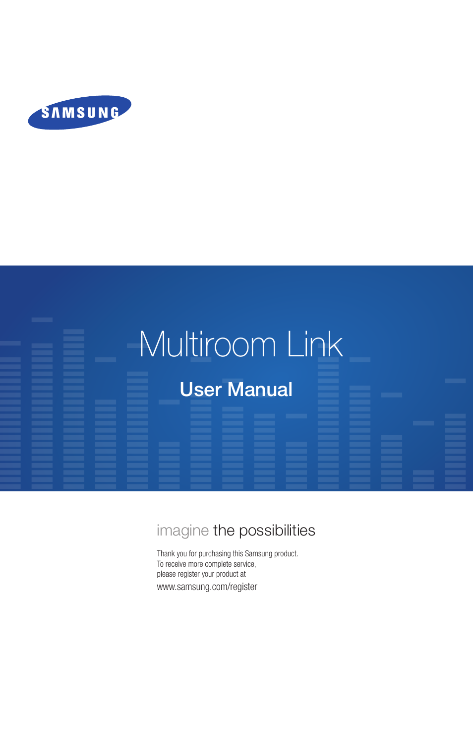 Samsung Multiroom Link (User Manual) User Manual | 9 pages