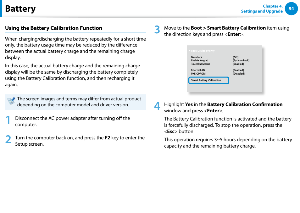 Battery | Samsung NP900X4D-A04US User Manual | Page 95 / 138